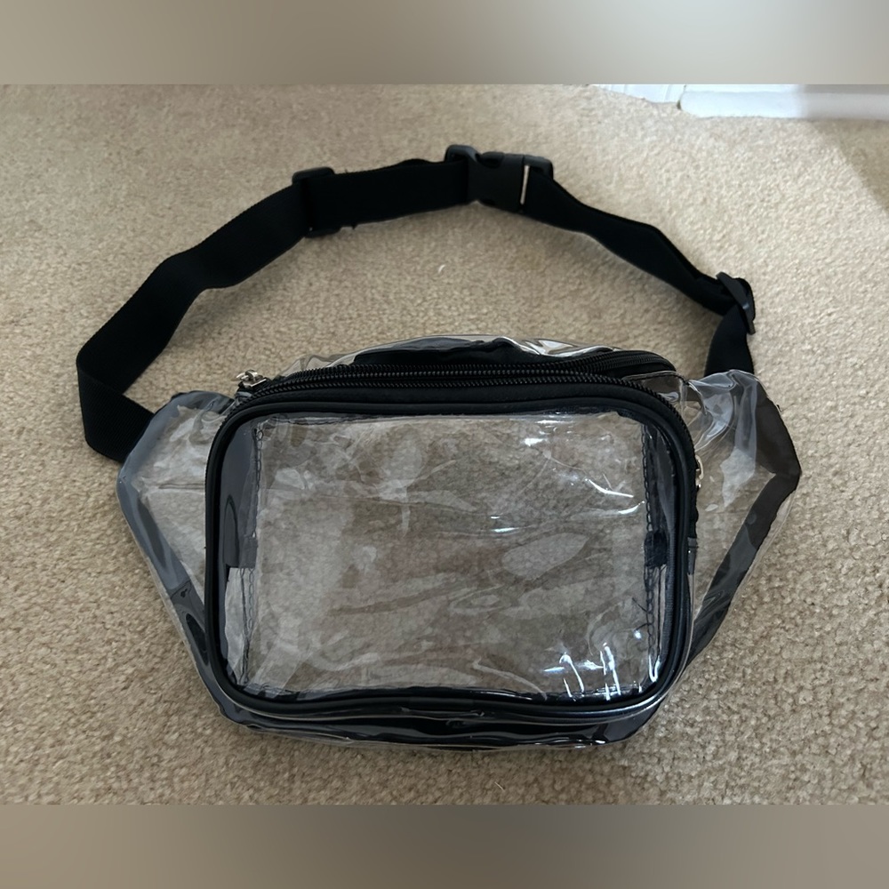 Clear, stadium-approved Fanny pack